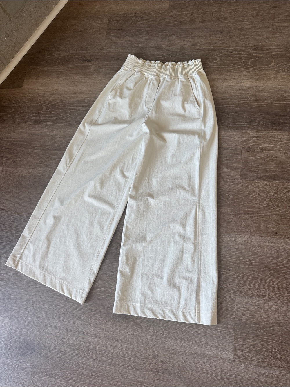 lululemon athletica Girls Wide-Leg Pull-On Pants in Cream